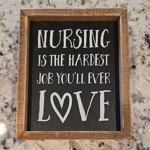 Black and Brown Nursing Wall Decor